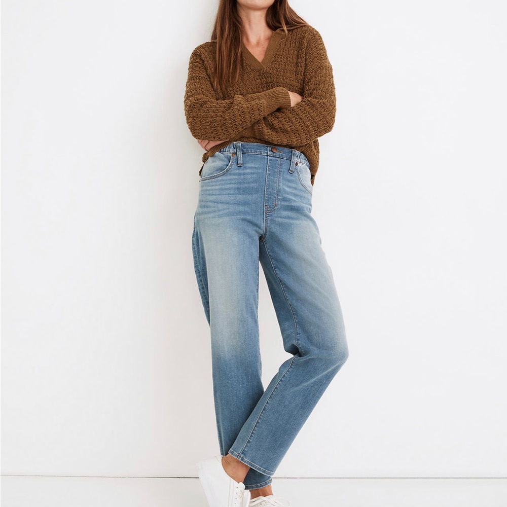 Madewell Pull-On Jeans in Keefe Wash